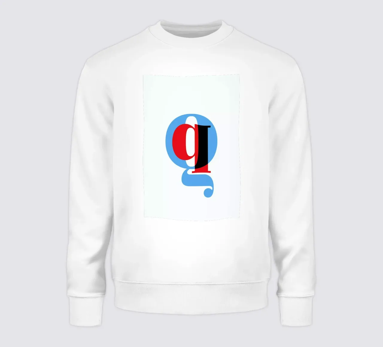 Cyan/Red Q Sweatshirt von Studio One