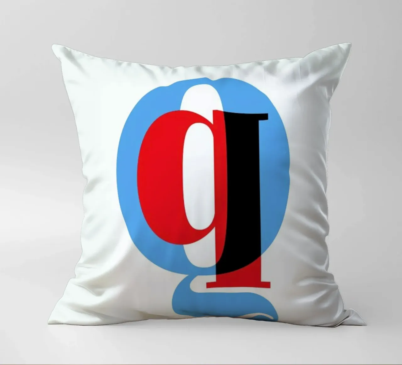 Cyan/Red Q cuscino da Studio One