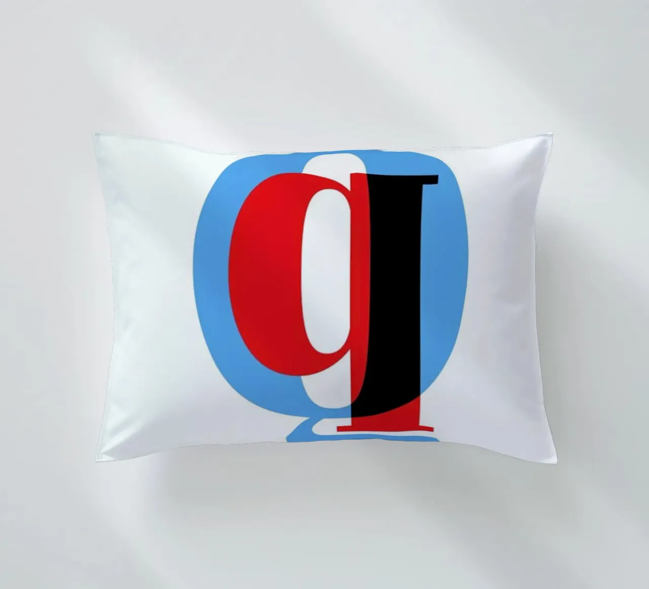 Cyan/Red Q cuscino da Studio One