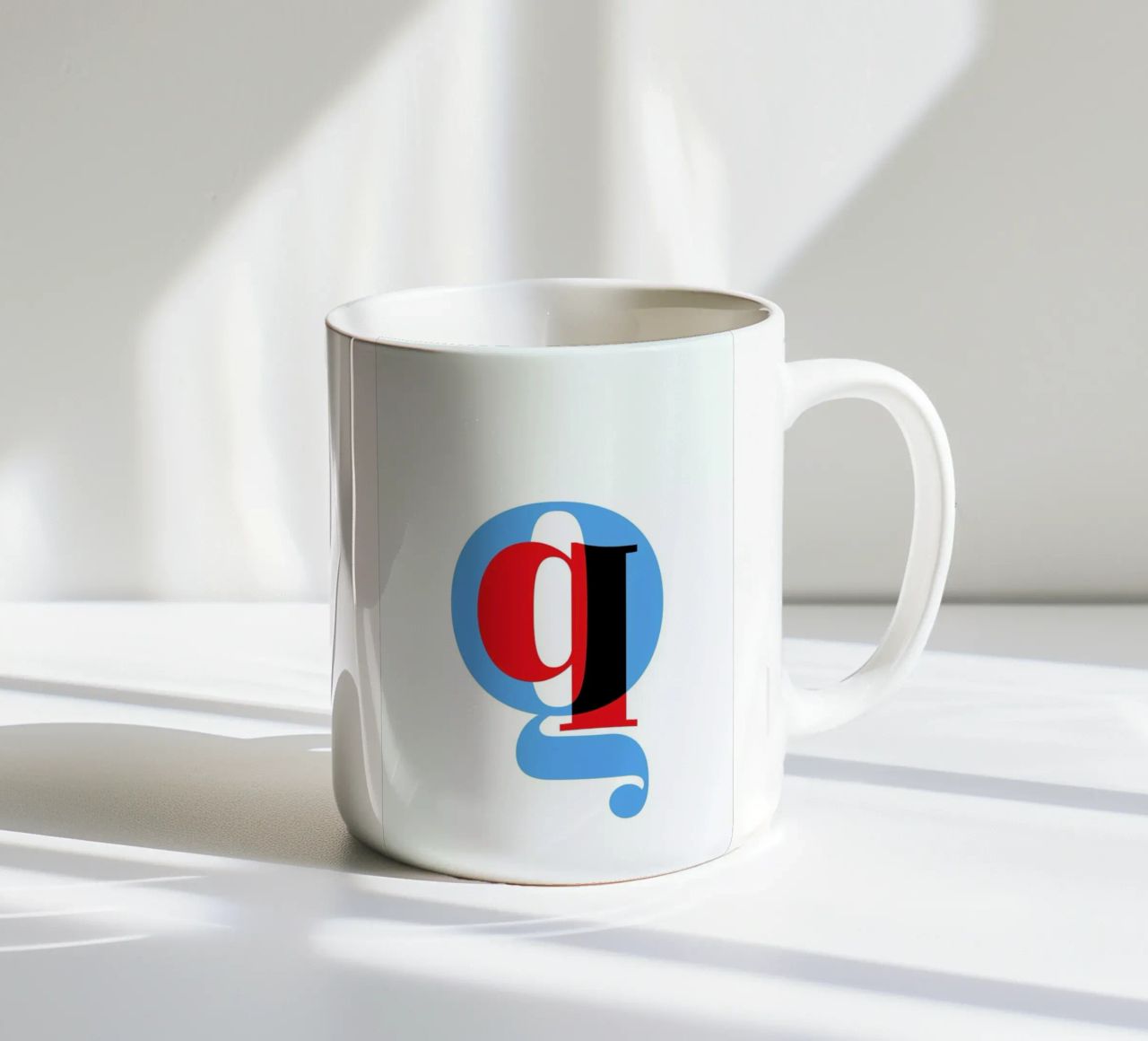 Cyan/Red Q tazza in ceramica da Studio One