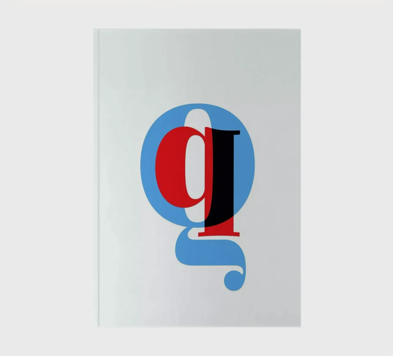 Cyan/Red Q notebook by Studio One
