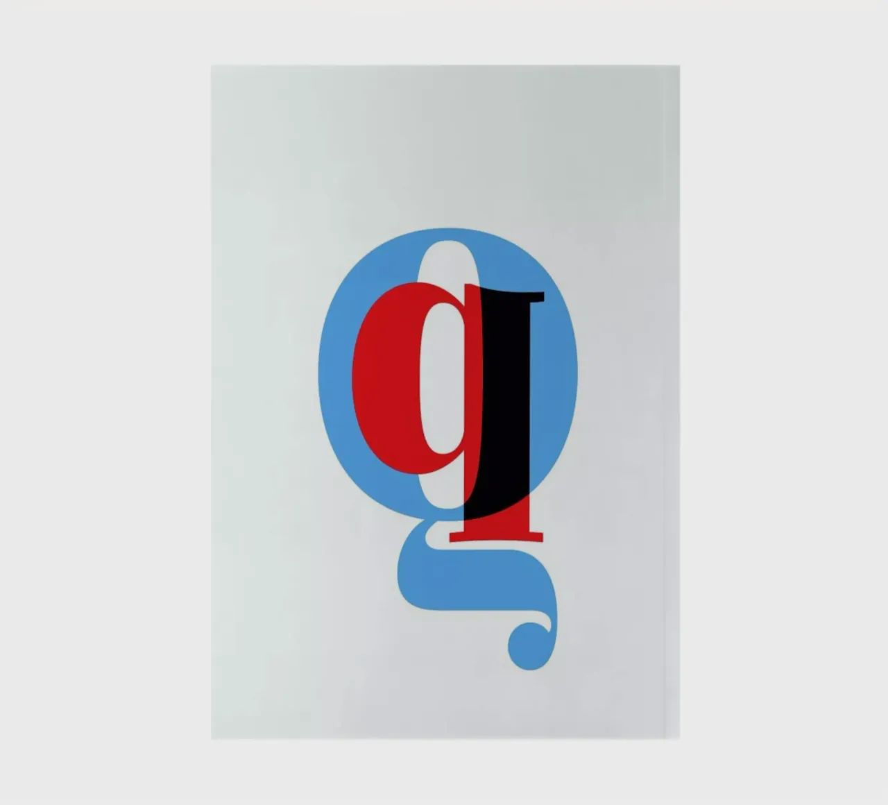 Cyan/Red Q notebook by Studio One