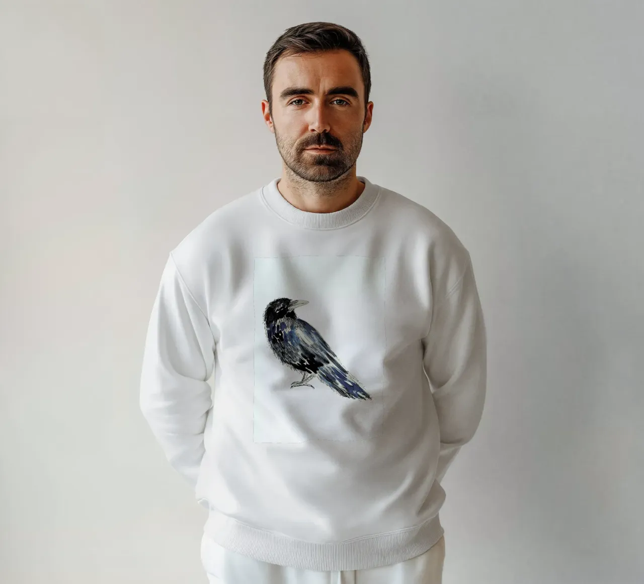 Raven sweatshirt by Farina Kuklinski