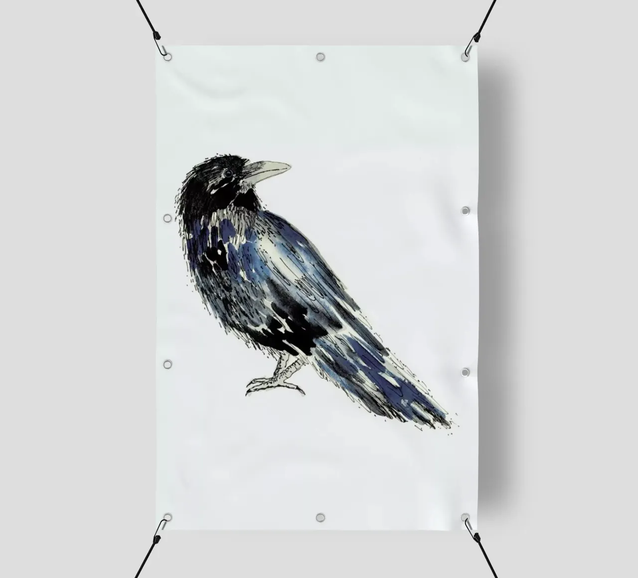 Raven telo in pvc da Farina Kuklinski