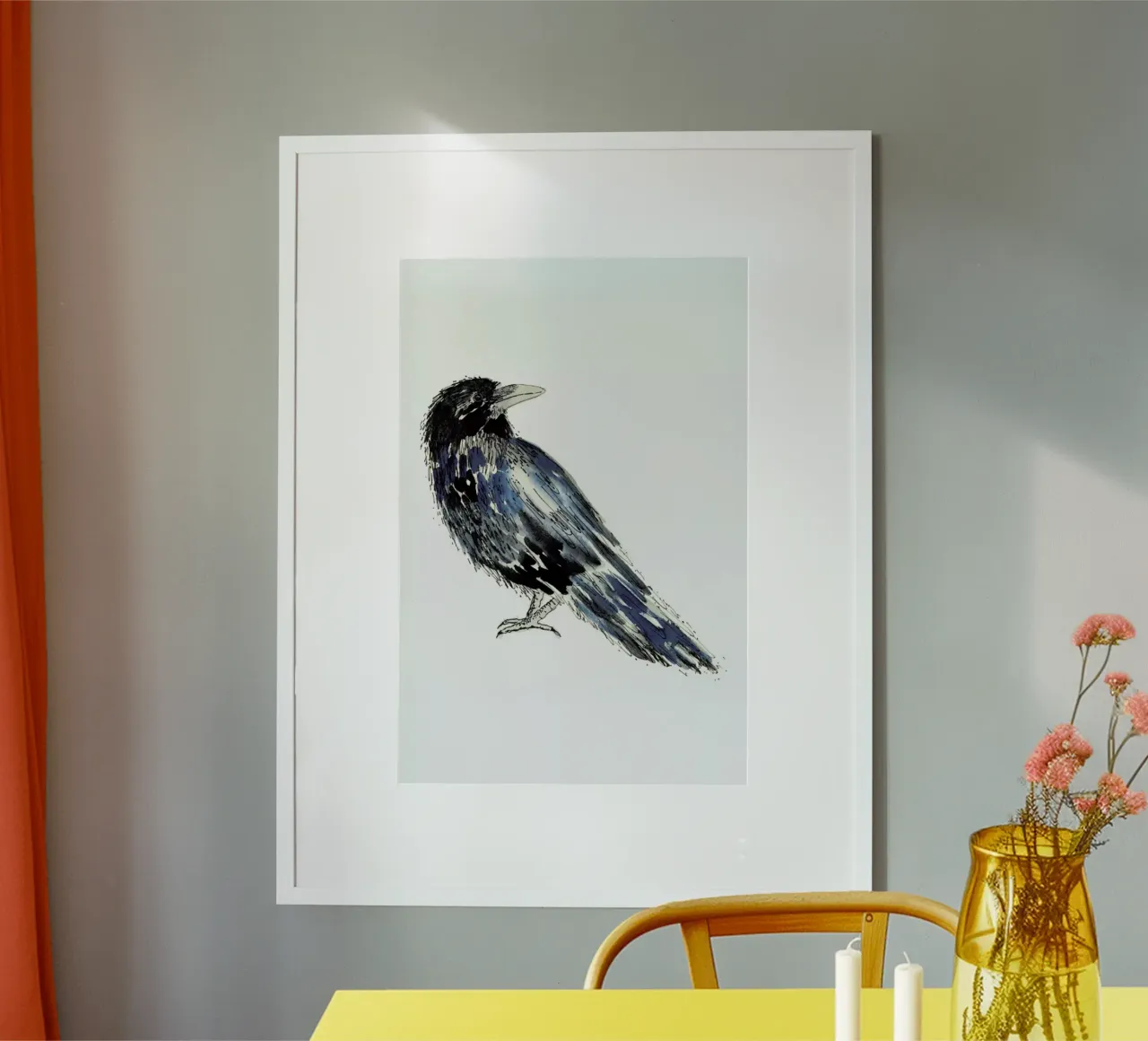 Raven carta hahnemühle da Farina Kuklinski