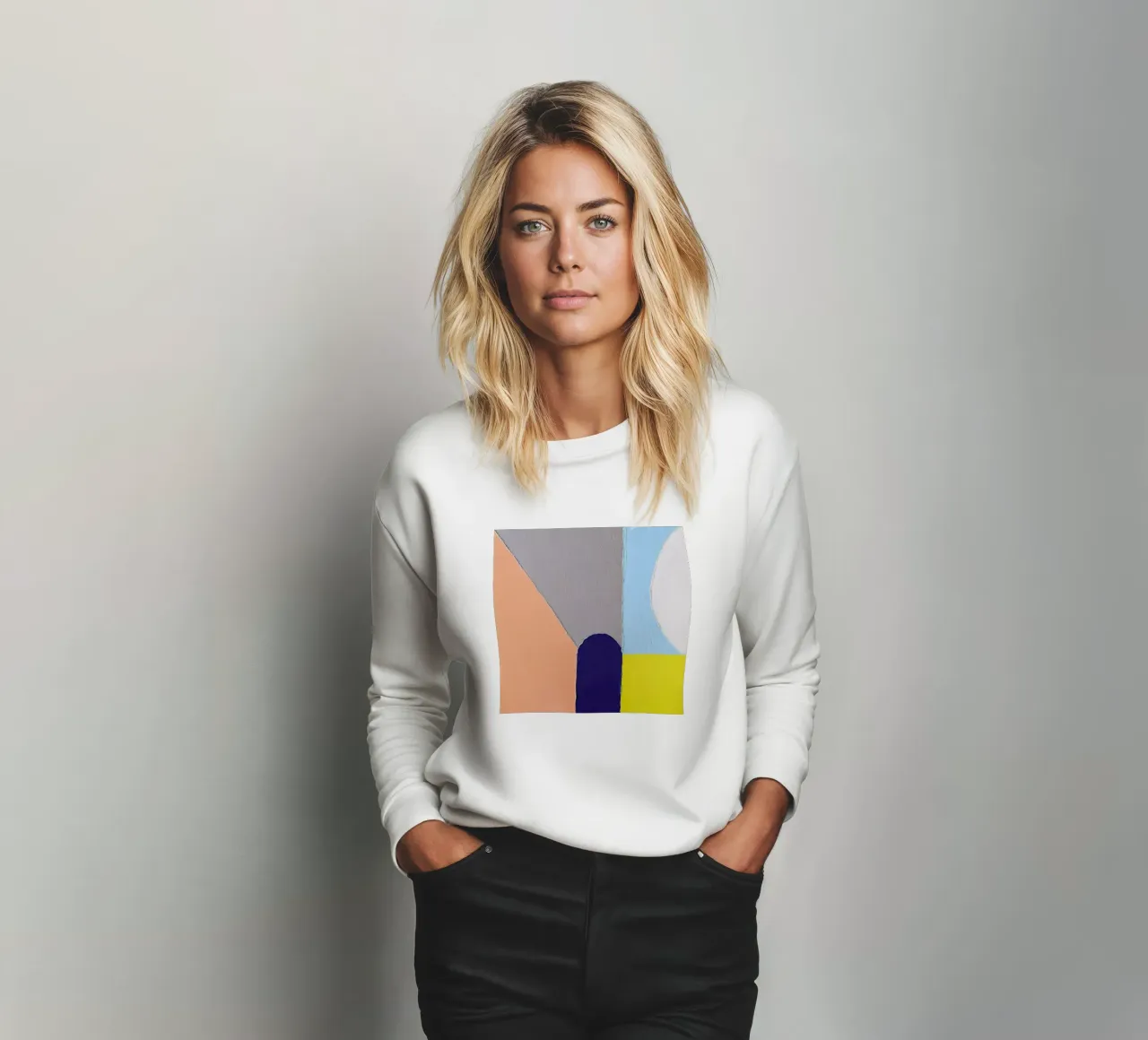 Spaces II Sweatshirt von Jilli Darling Art