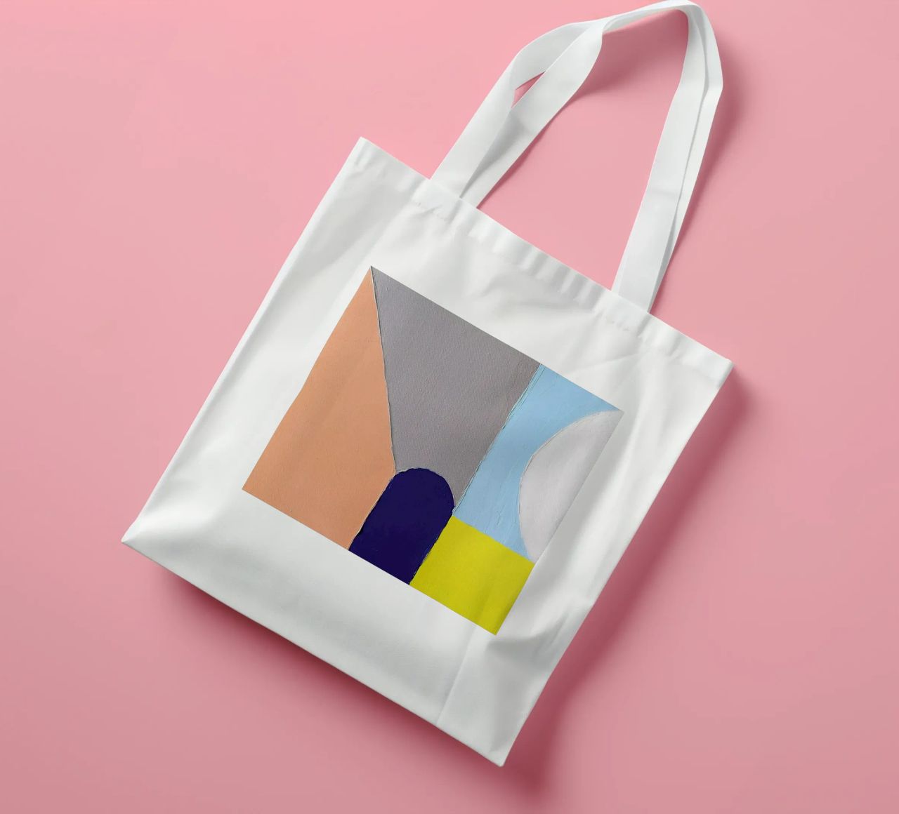 Spaces II borsa in juta da Jilli Darling Art