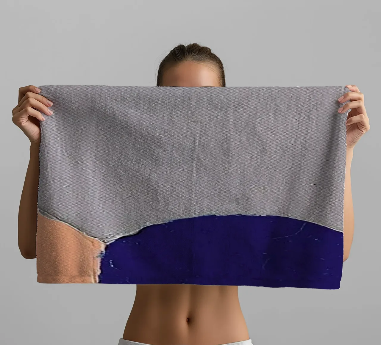 Spaces II towel by Jilli Darling Art
