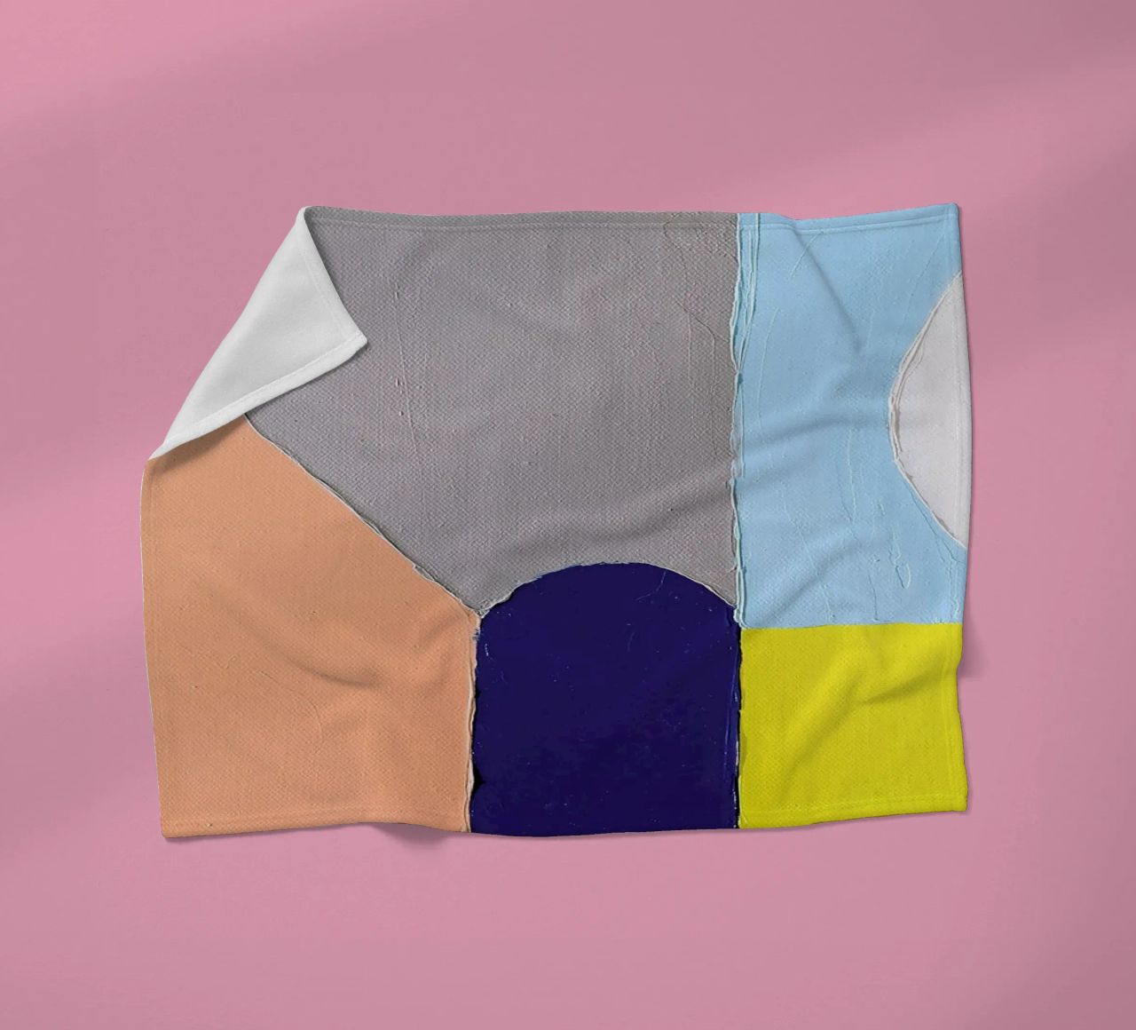 Spaces II coperta in pile da Jilli Darling Art