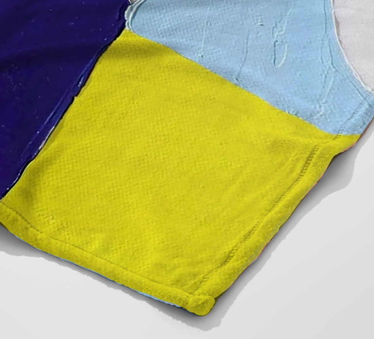 Spaces II coperta in pile da Jilli Darling Art