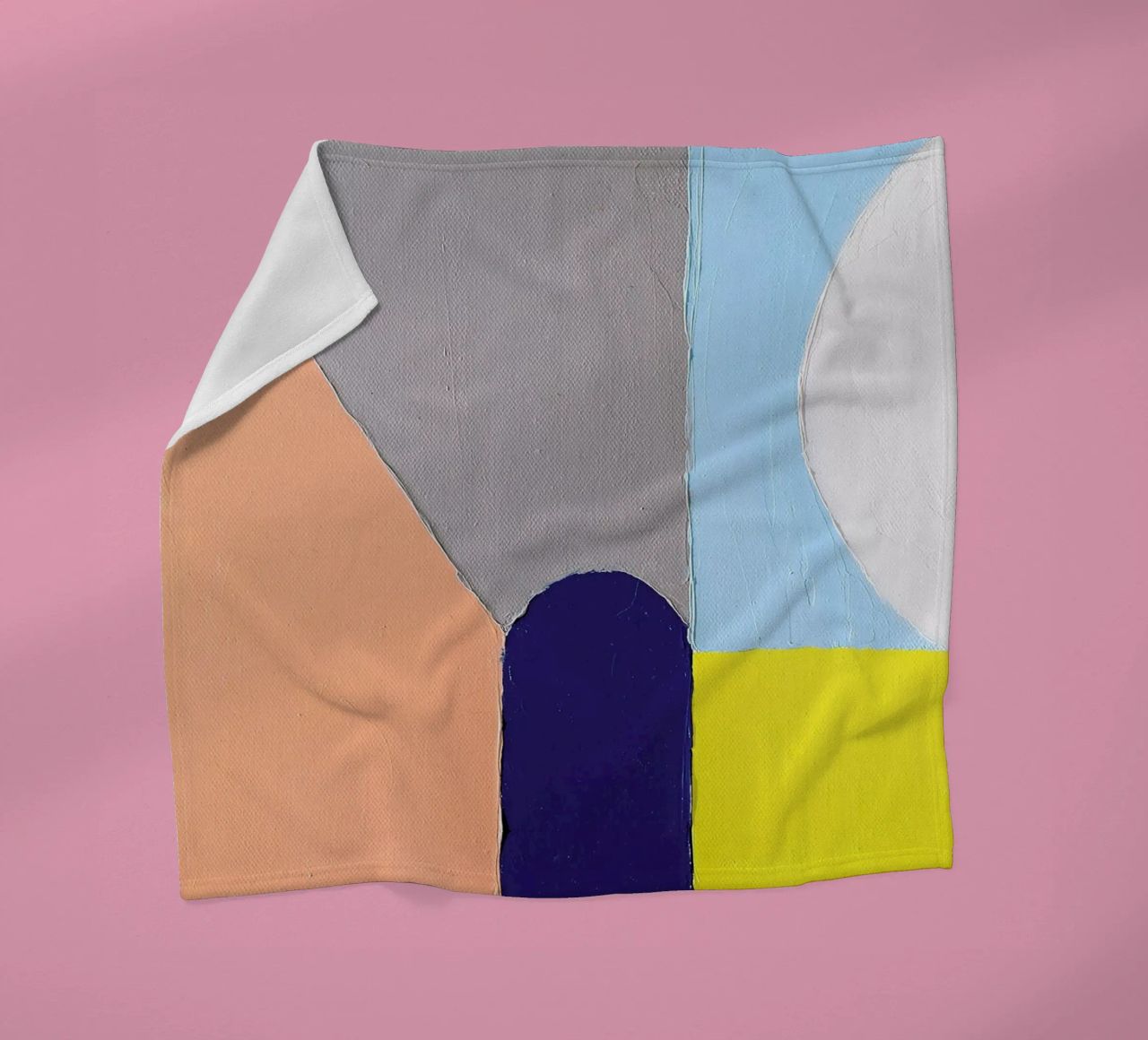 Spaces II coperta in pile da Jilli Darling Art
