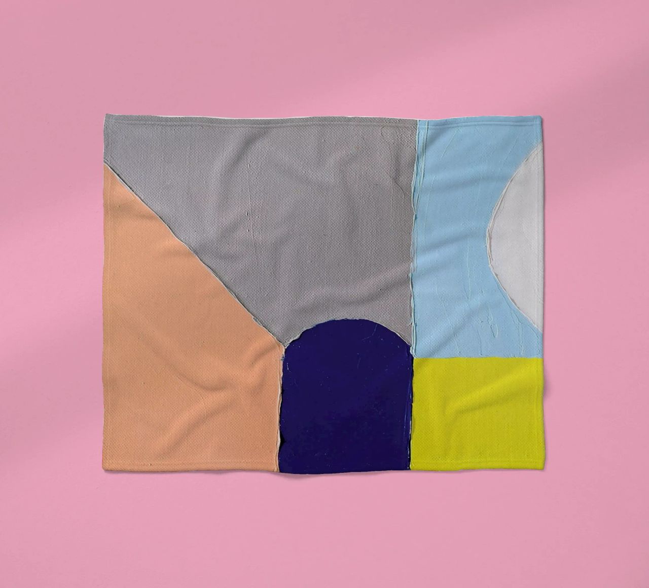 Spaces II coperta in pile da Jilli Darling Art