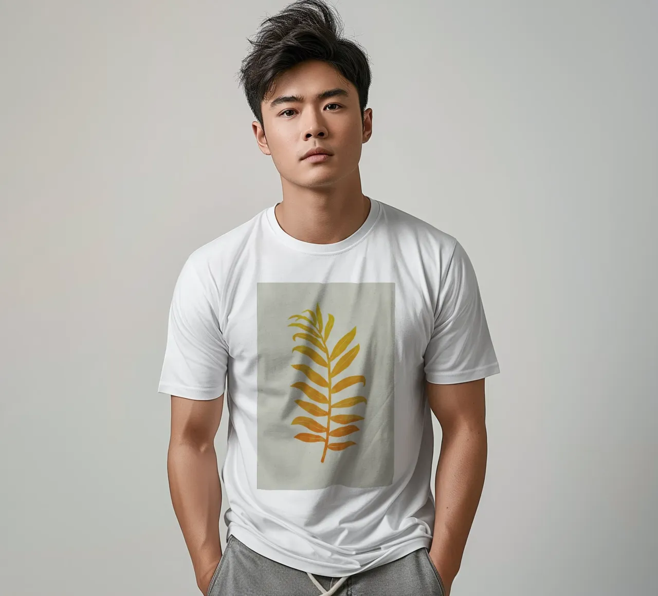 Areca Palmata Mango t-shirt van Elena Veronese