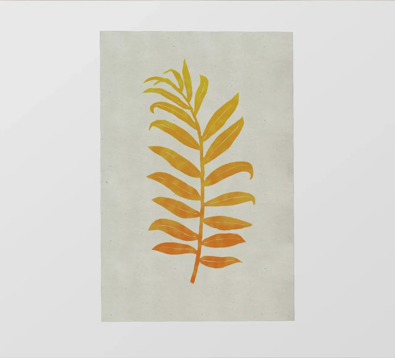 Areca Palmata Mango telo in pvc da Elena Veronese
