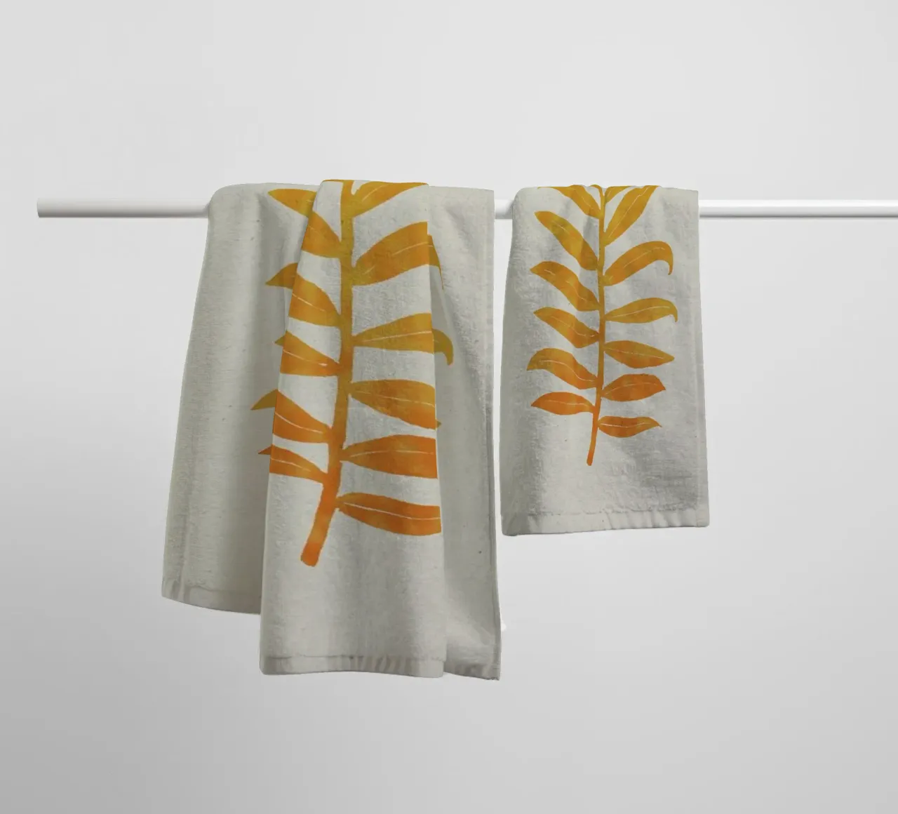 Areca Palmata Mango asciugamano da bagno da Elena Veronese