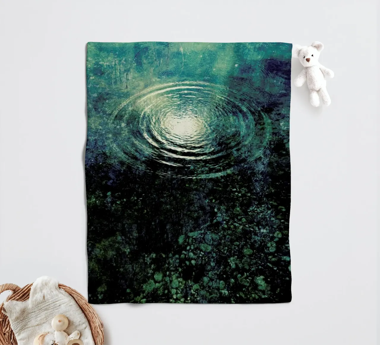 Concentricus fleecedeken van Angelo Cerantola