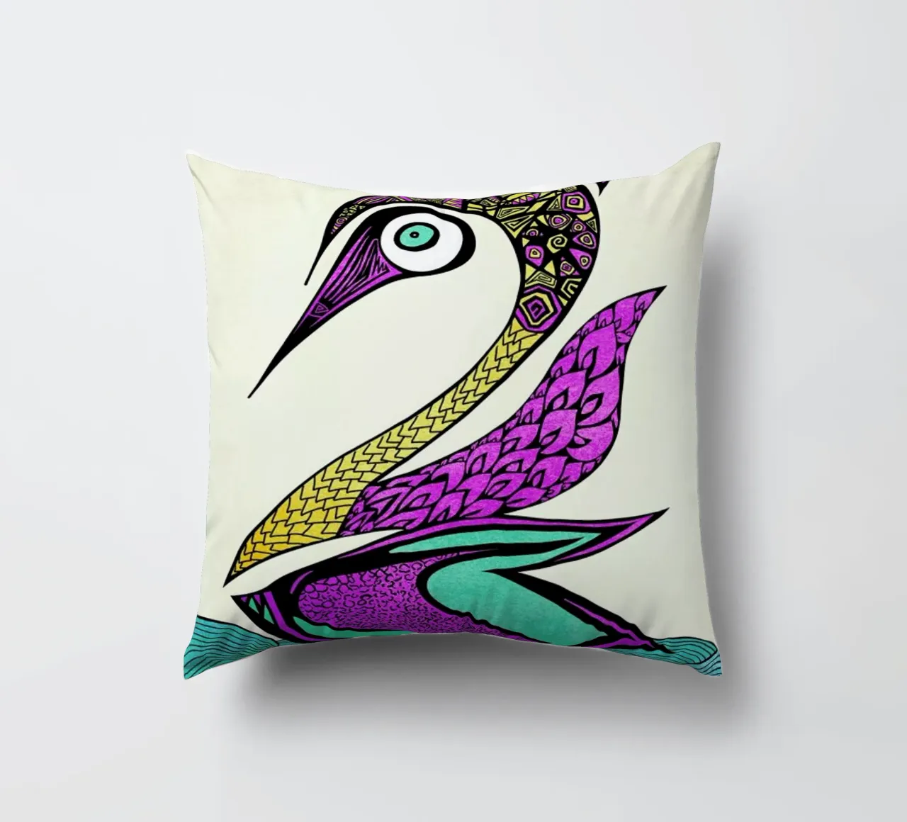 Mystic Swan cuscino da Pom Graphic Design