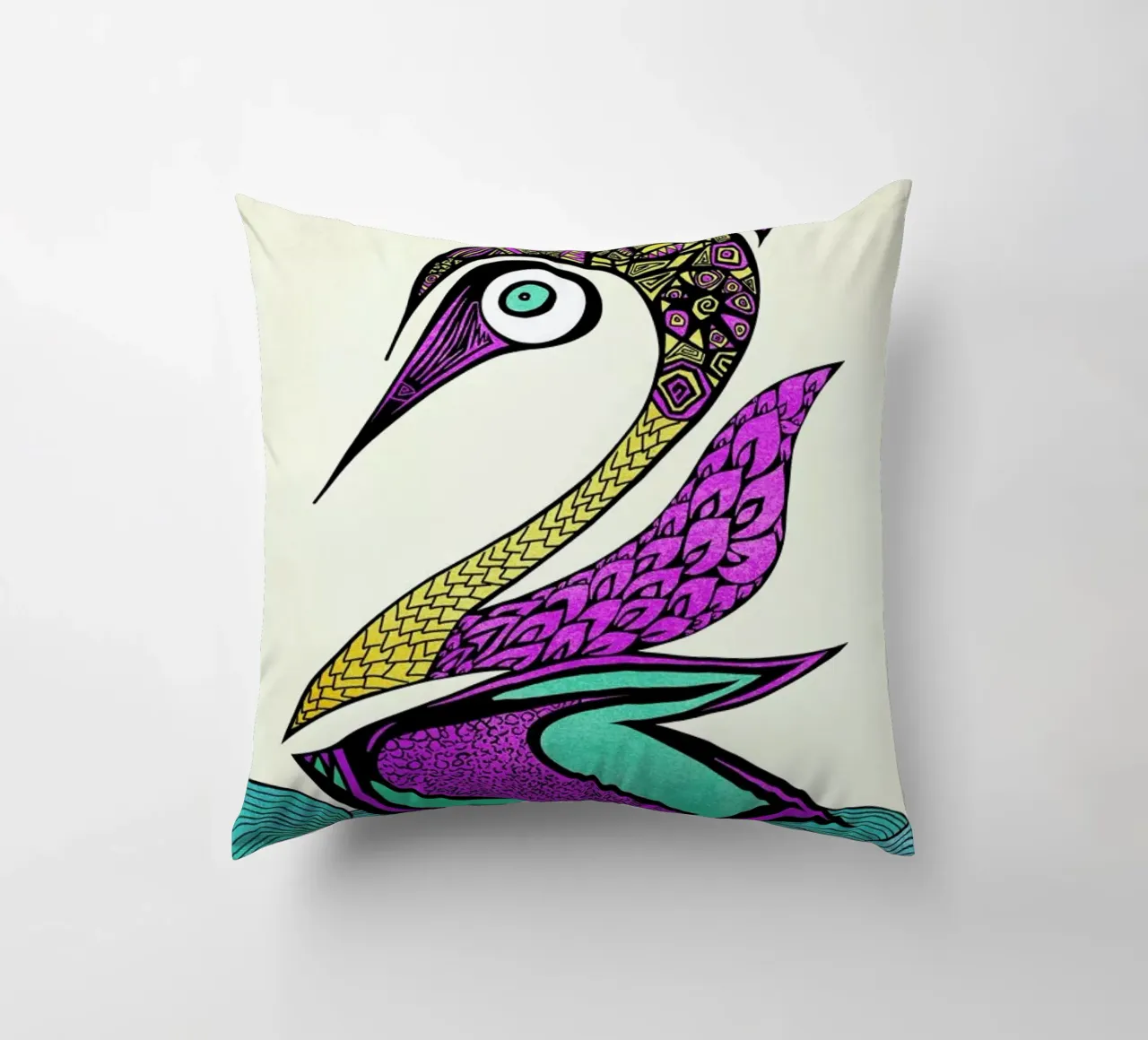 Mystic Swan cuscino da Pom Graphic Design