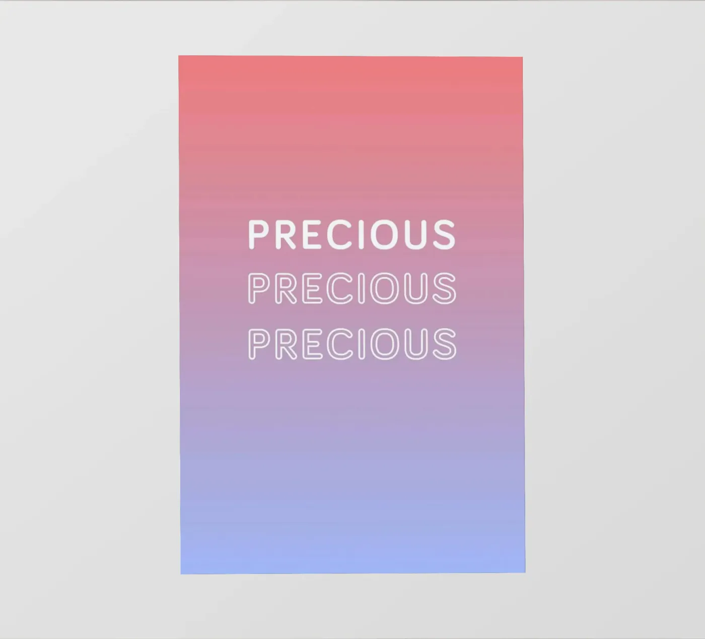 Precious pellicola backlit da Oh Darling