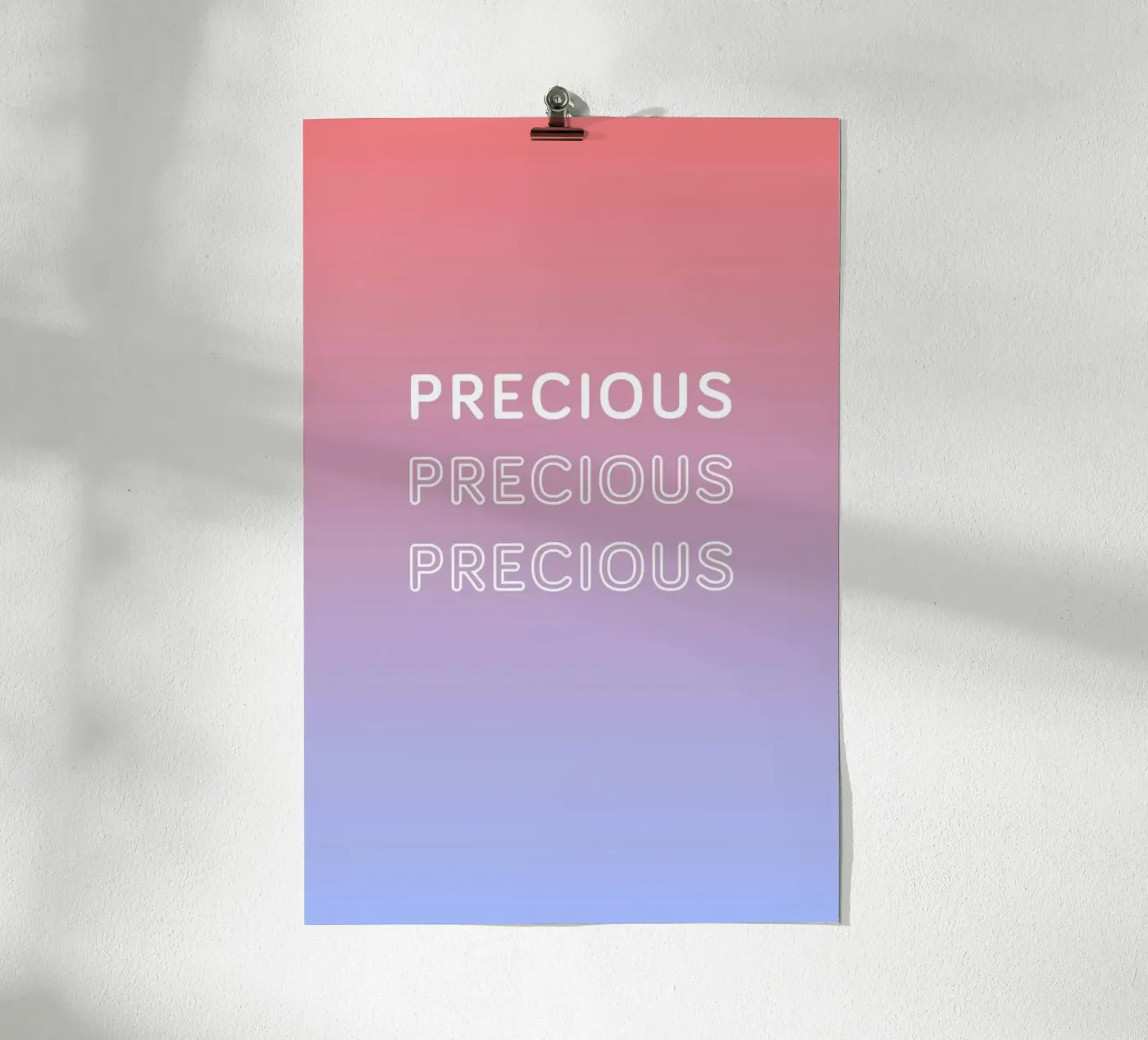 Precious poster by Oh Darling