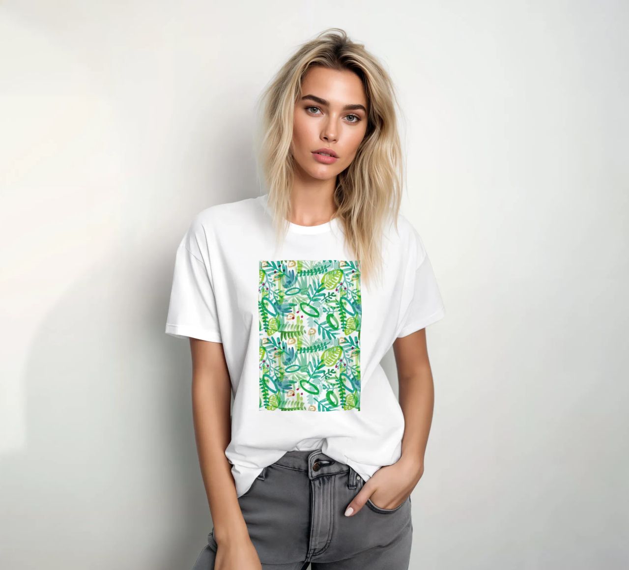 Jungle Pattern t-shirt da Farina Kuklinski