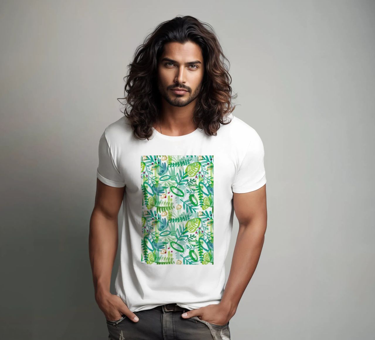 Jungle Pattern t-shirt da Farina Kuklinski