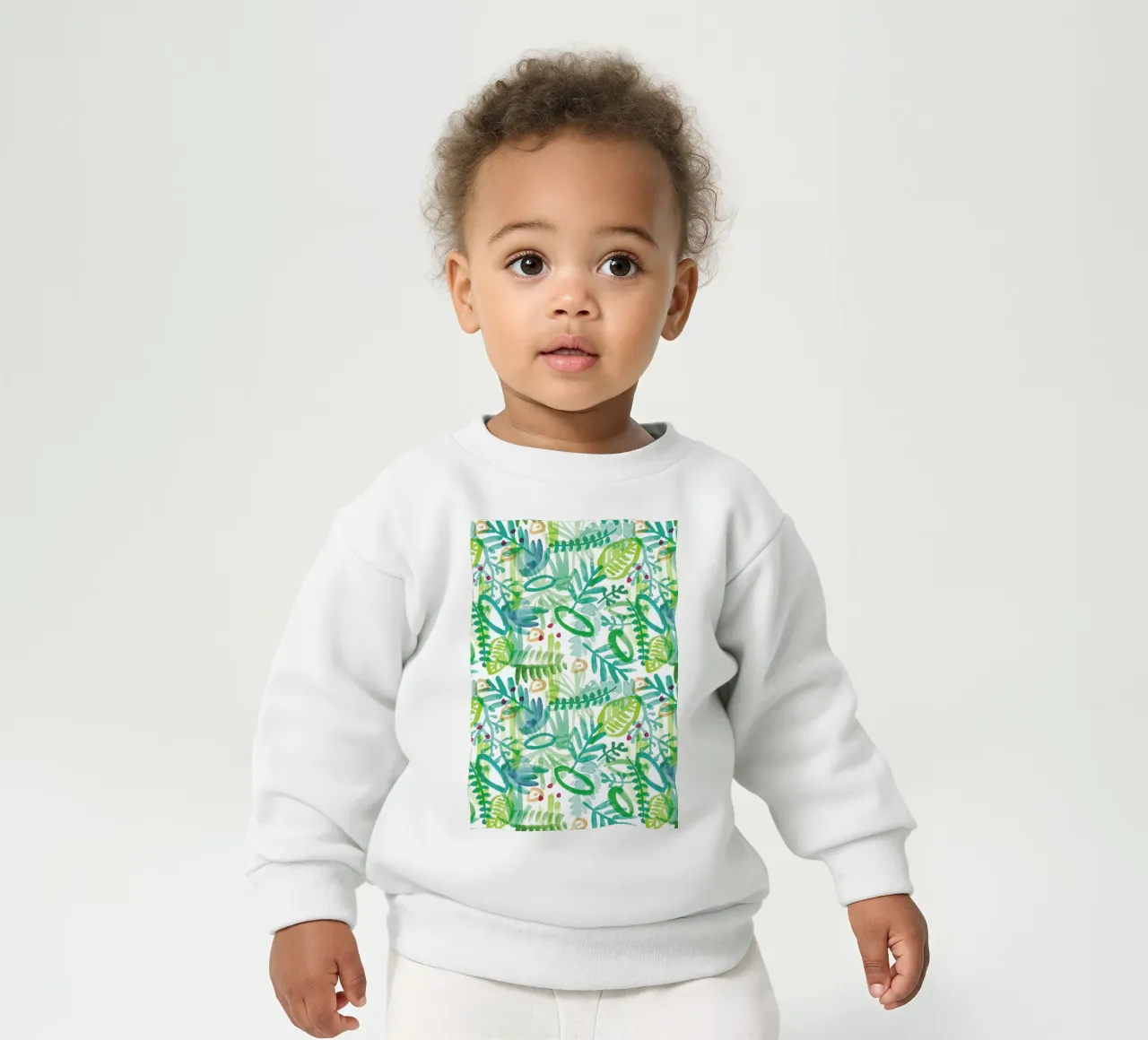 Jungle Pattern baby sweatshirt by Farina Kuklinski