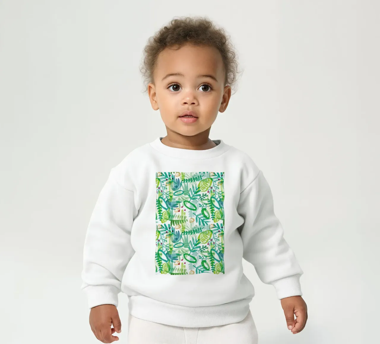 Jungle Pattern Baby Sweatshirt von Farina Kuklinski