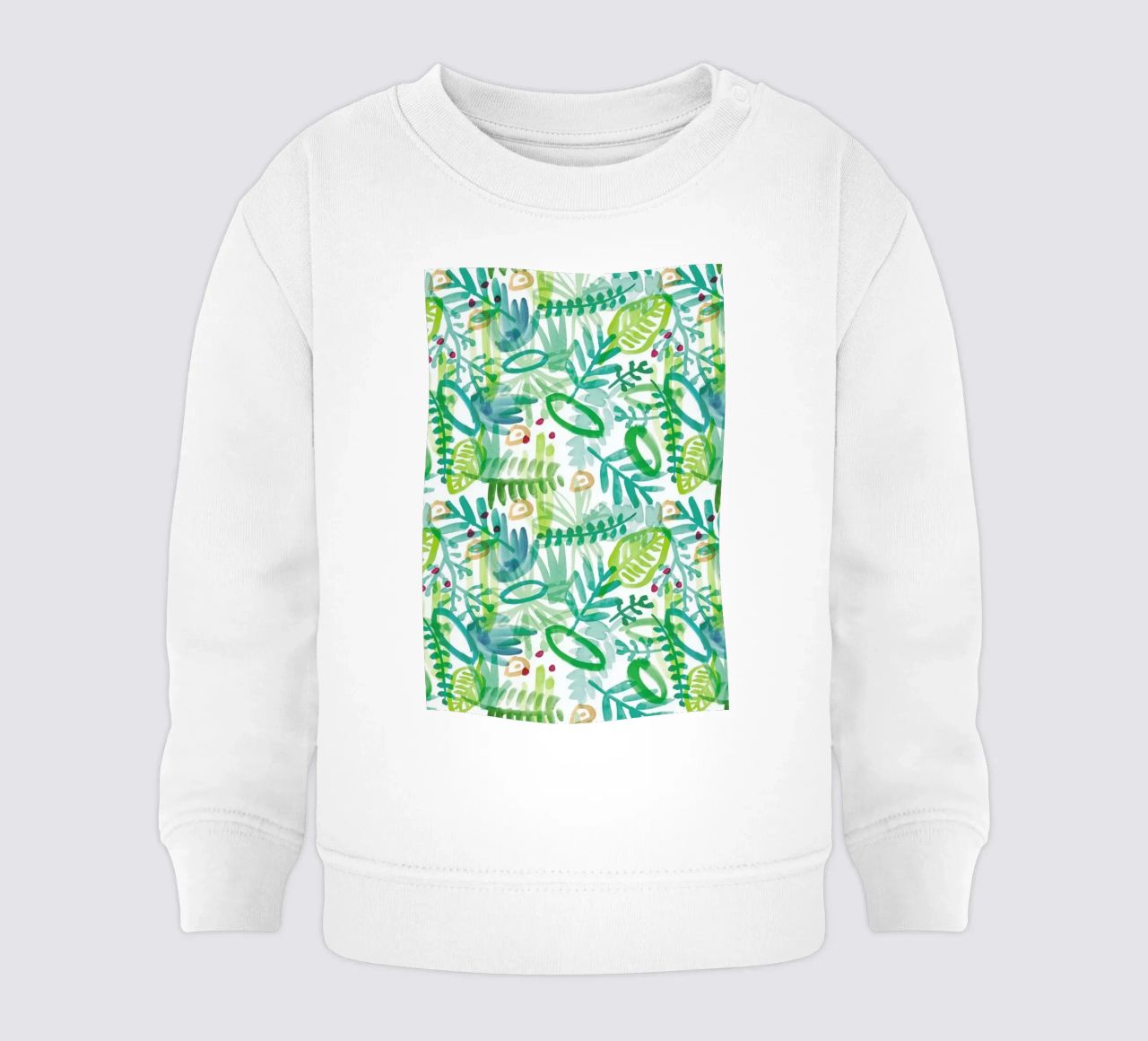 Jungle Pattern felpa neonato da Farina Kuklinski