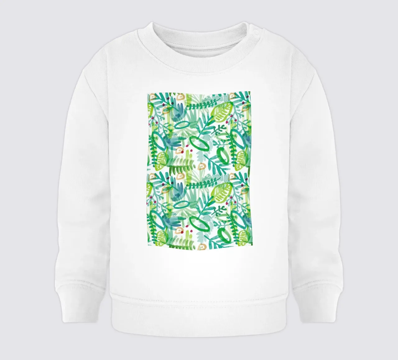 Jungle Pattern Baby Sweatshirt von Farina Kuklinski