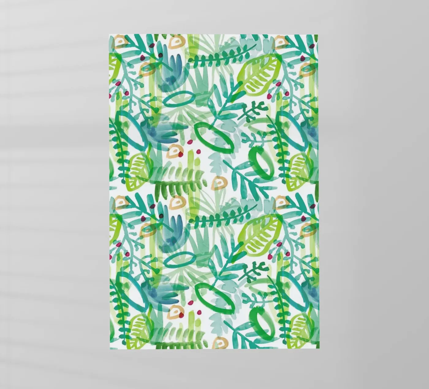 Jungle Pattern backlit folie van Farina Kuklinski