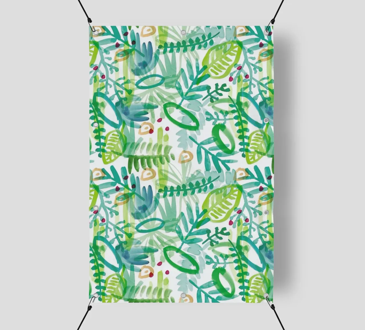 Jungle Pattern telo in pvc da Farina Kuklinski