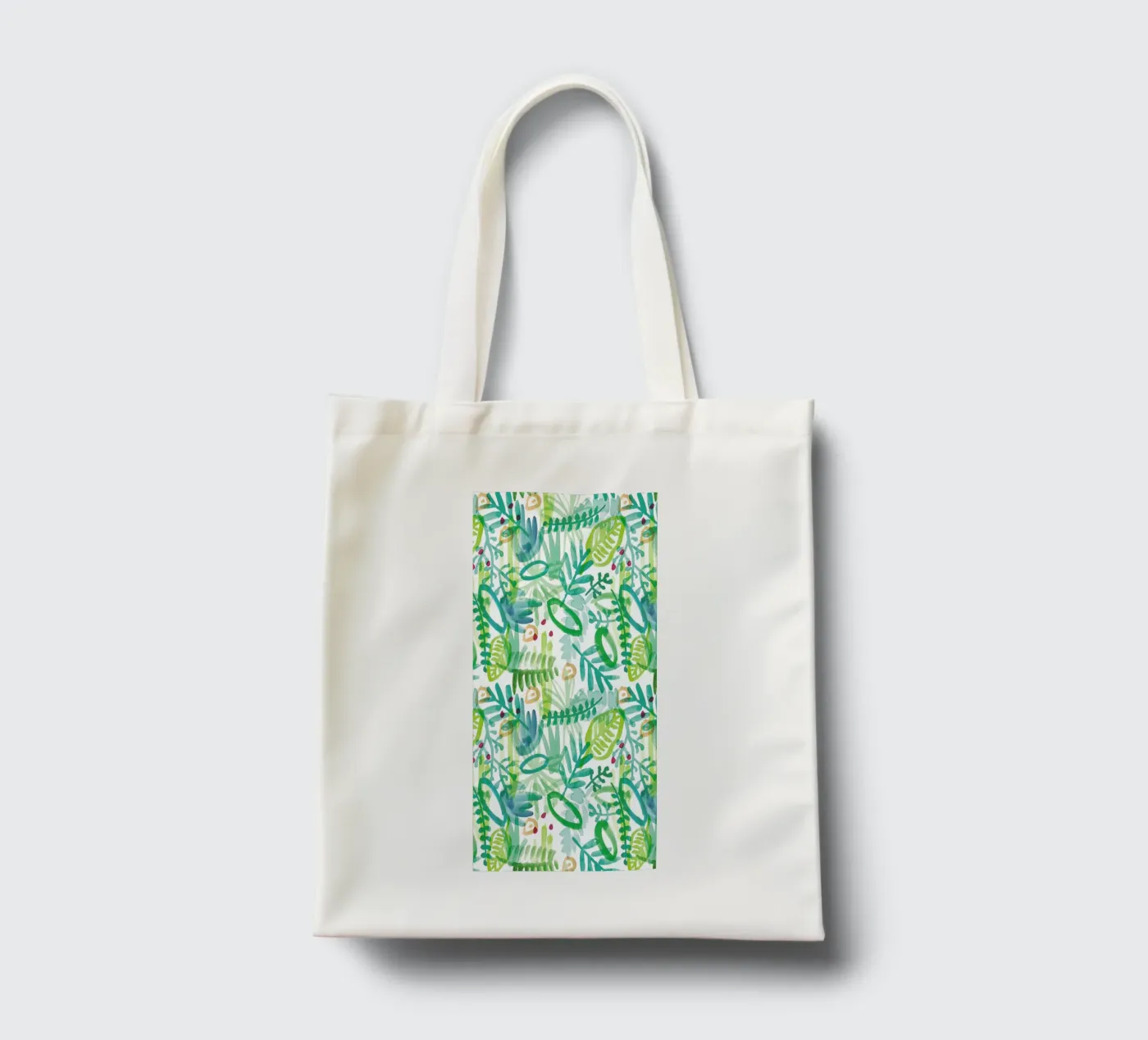 Jungle Pattern borsa in juta da Farina Kuklinski