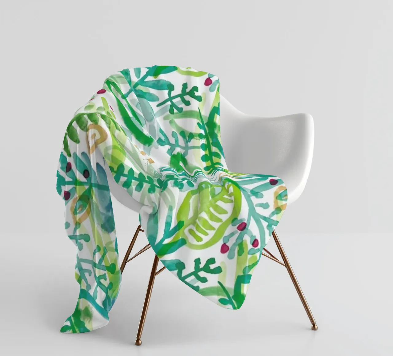 Jungle Pattern coperta in pile da Farina Kuklinski