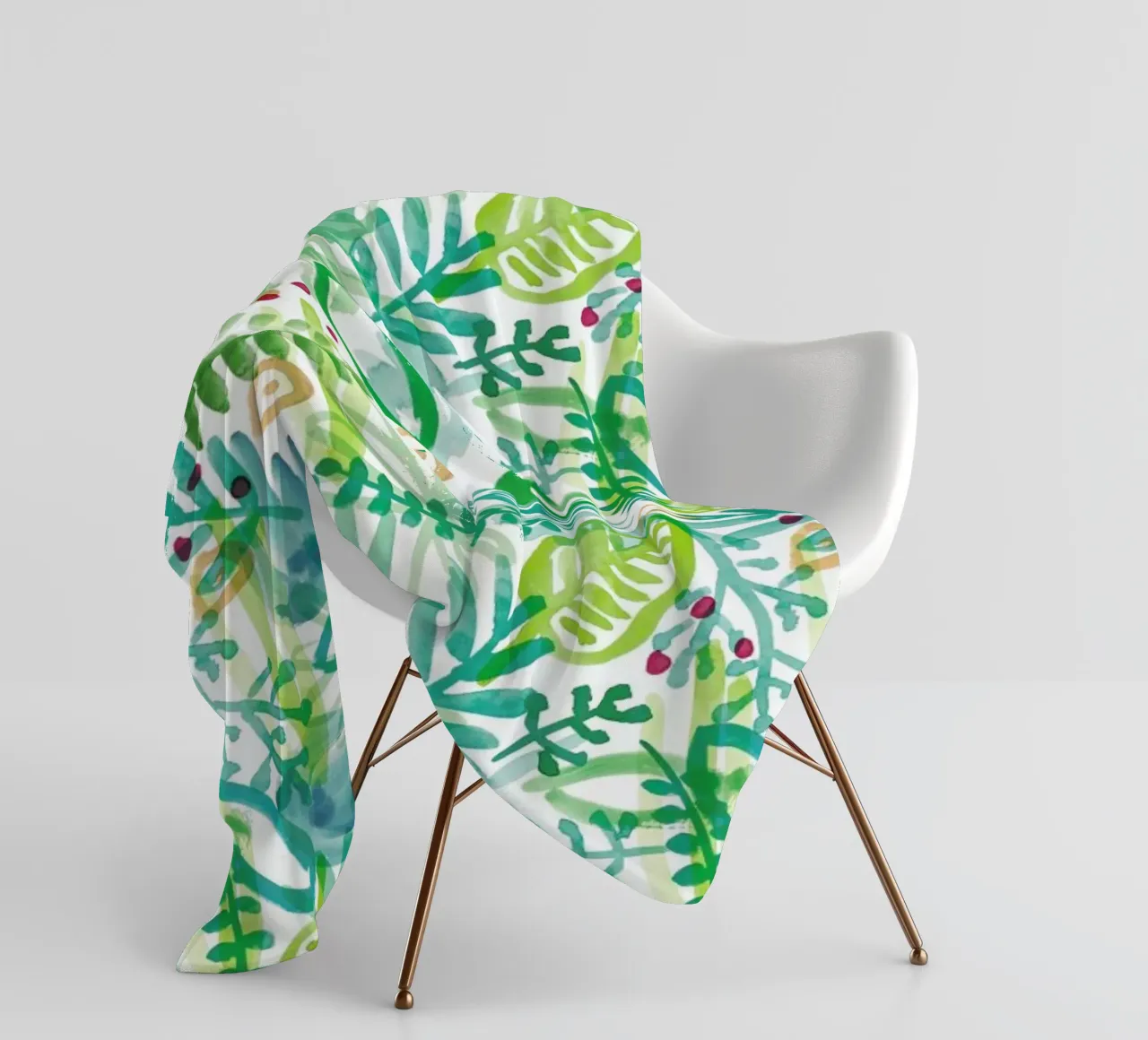 Jungle Pattern coperta in pile da Farina Kuklinski