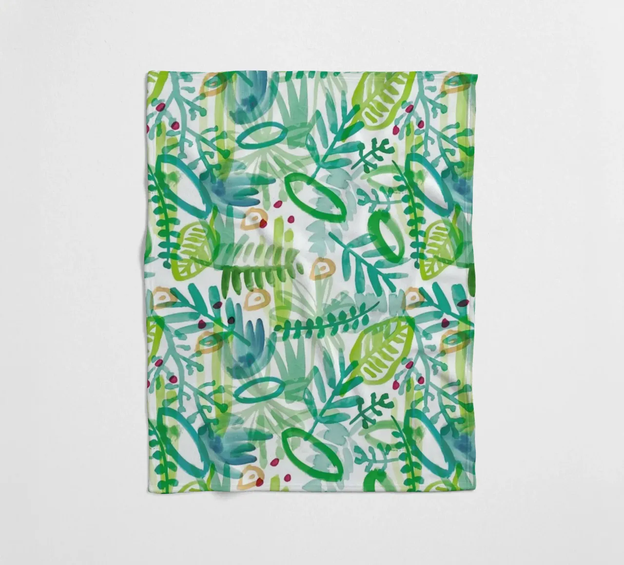 Jungle Pattern coperta in pile da Farina Kuklinski