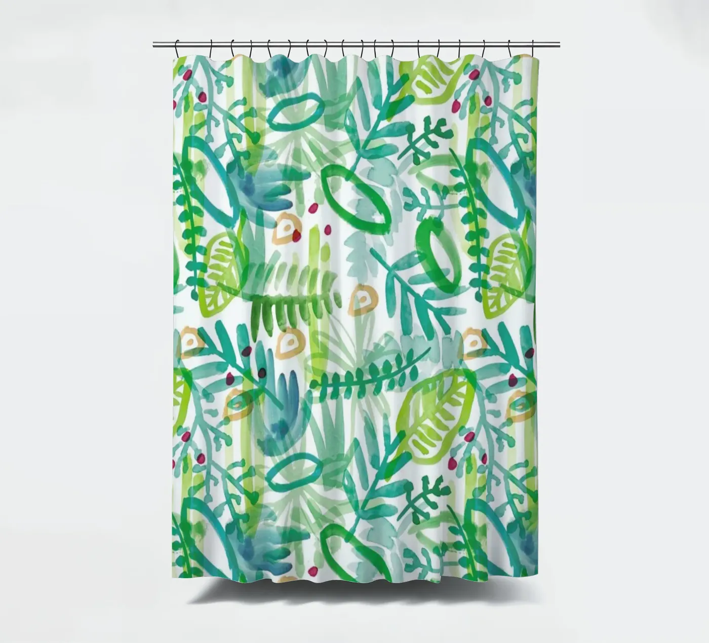 Jungle Pattern Duschvorhang von Farina Kuklinski