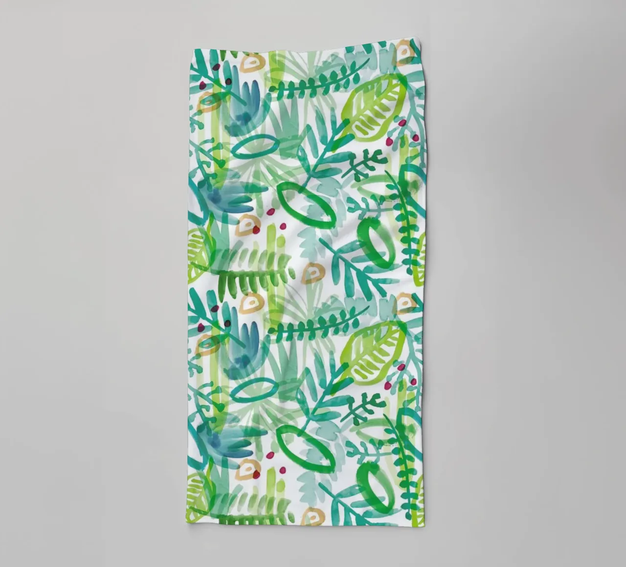Jungle Pattern toalla de baño de Farina Kuklinski