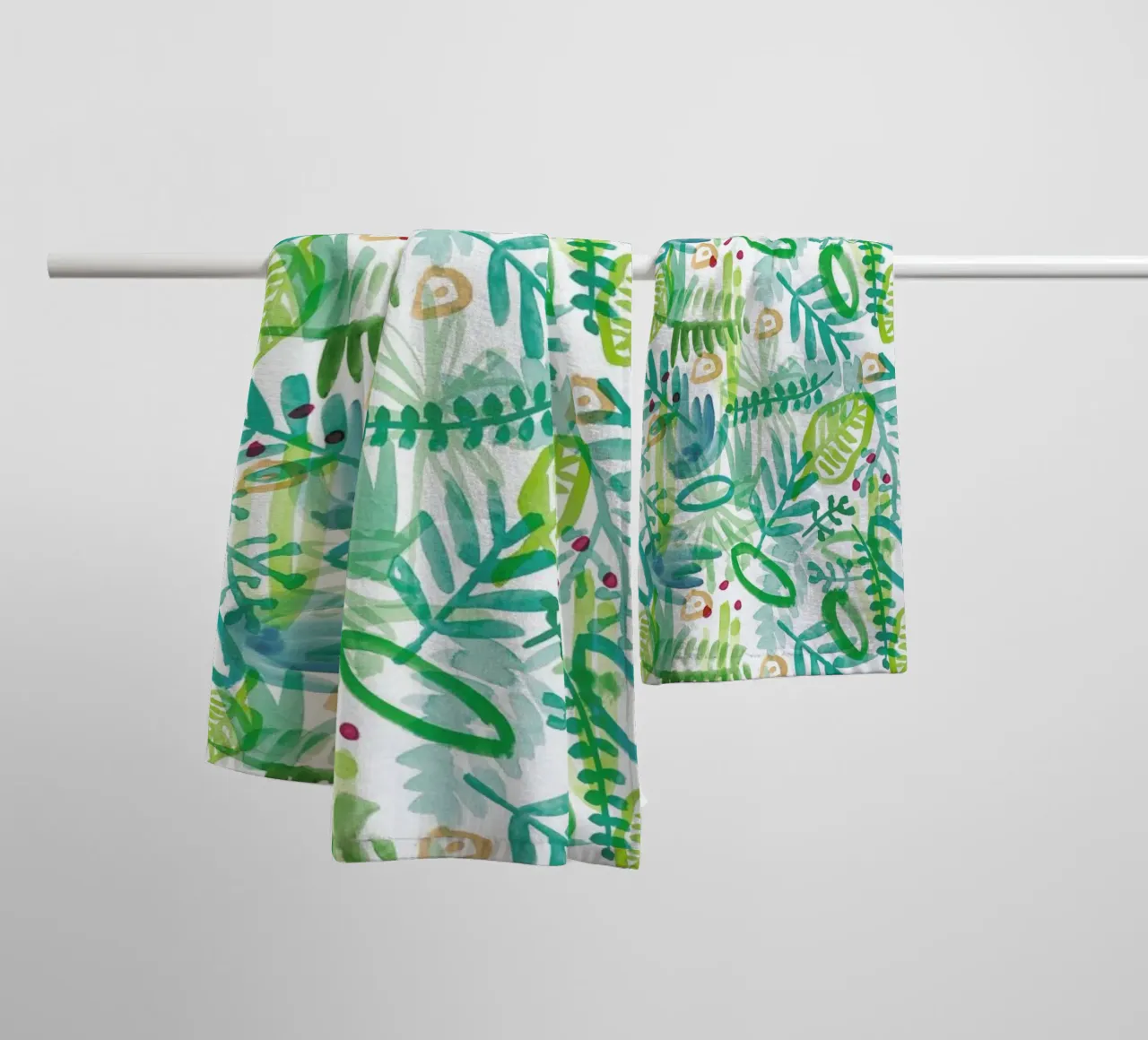 Jungle Pattern toalla de baño de Farina Kuklinski
