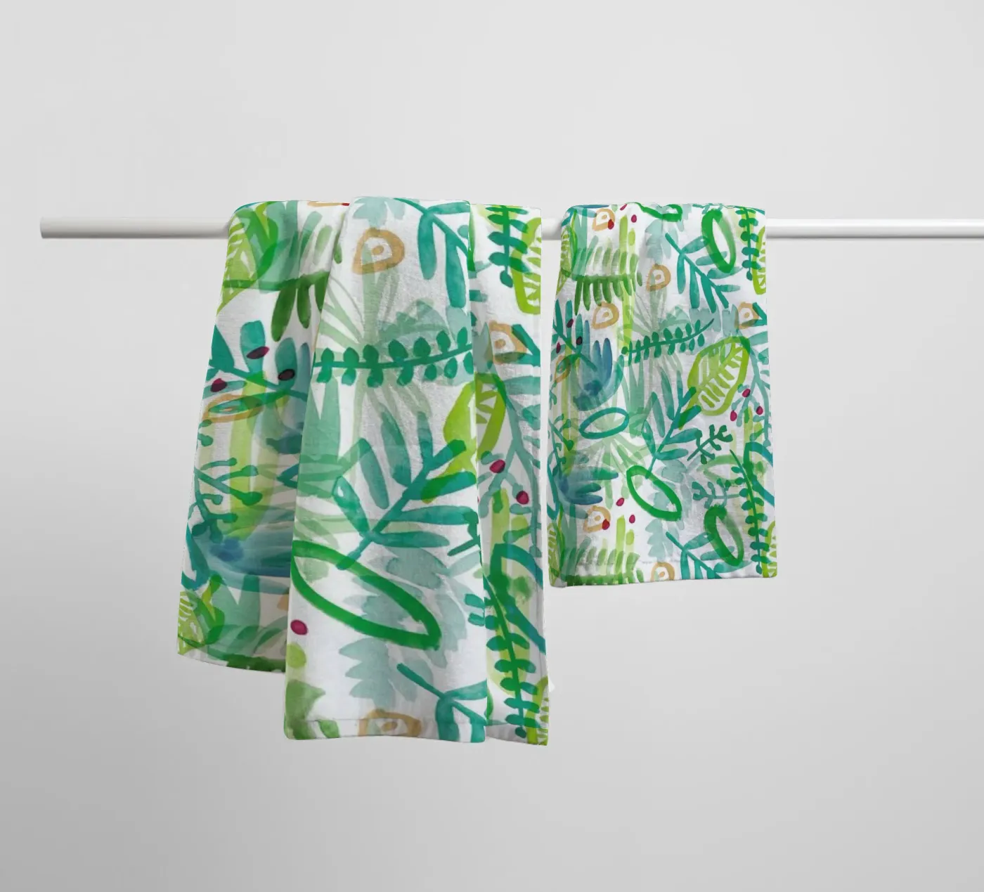 Jungle Pattern asciugamano da bagno da Farina Kuklinski