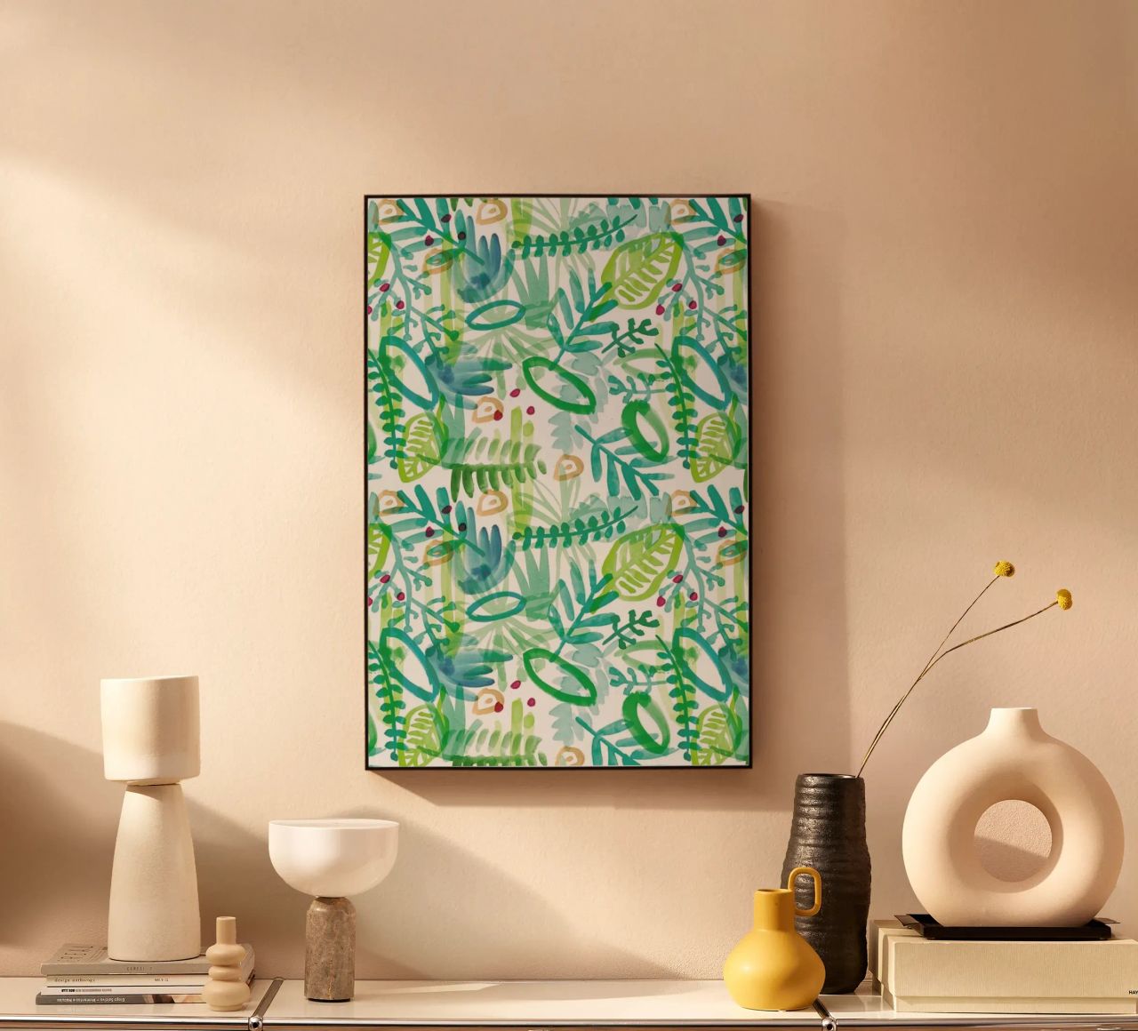 Jungle Pattern alluminio dibond da Farina Kuklinski