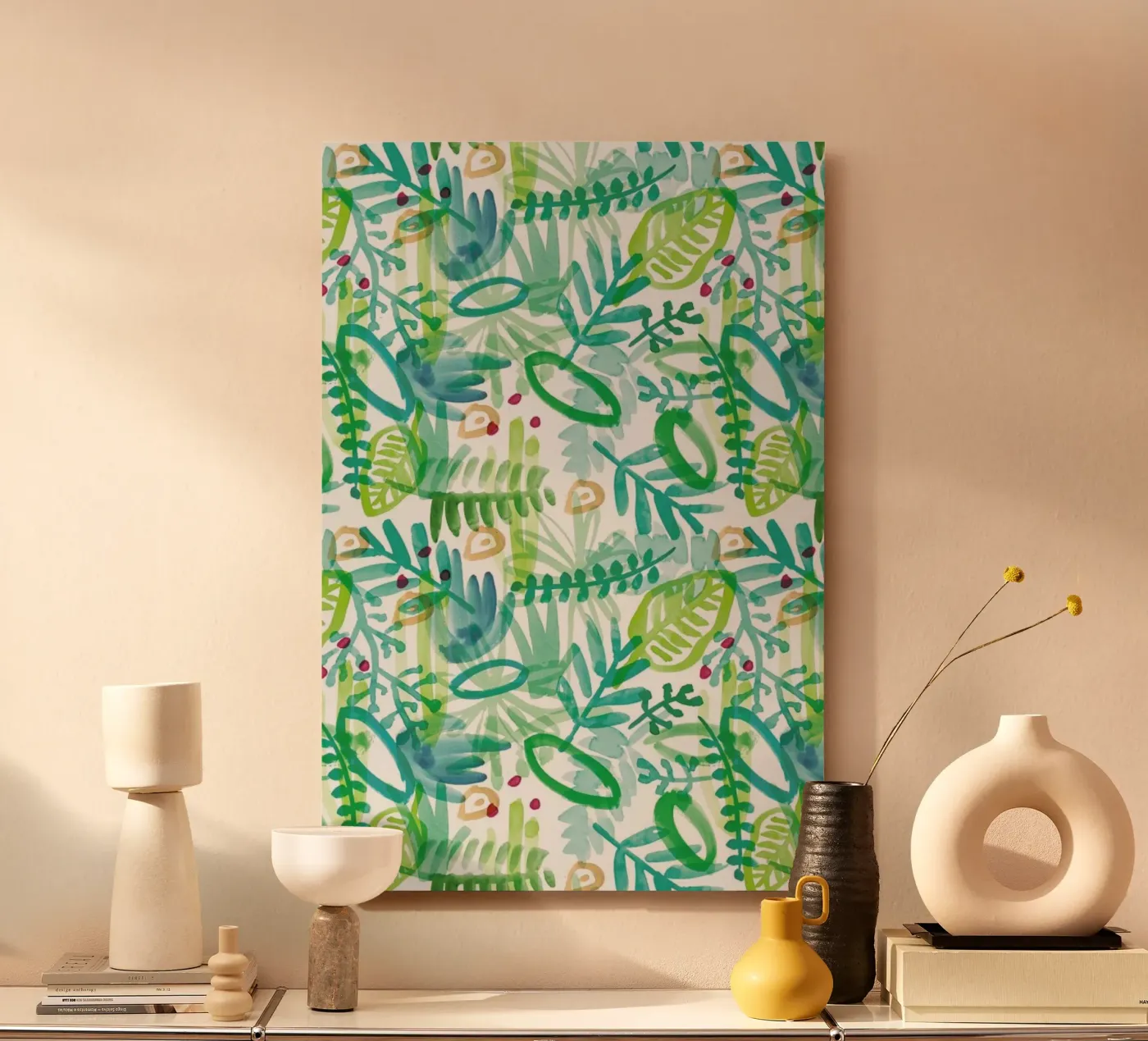 Jungle Pattern forex-plaat van Farina Kuklinski