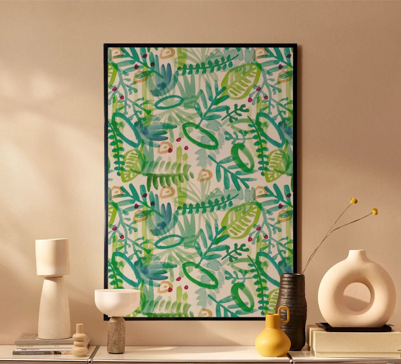 Jungle Pattern carta hahnemühle da Farina Kuklinski