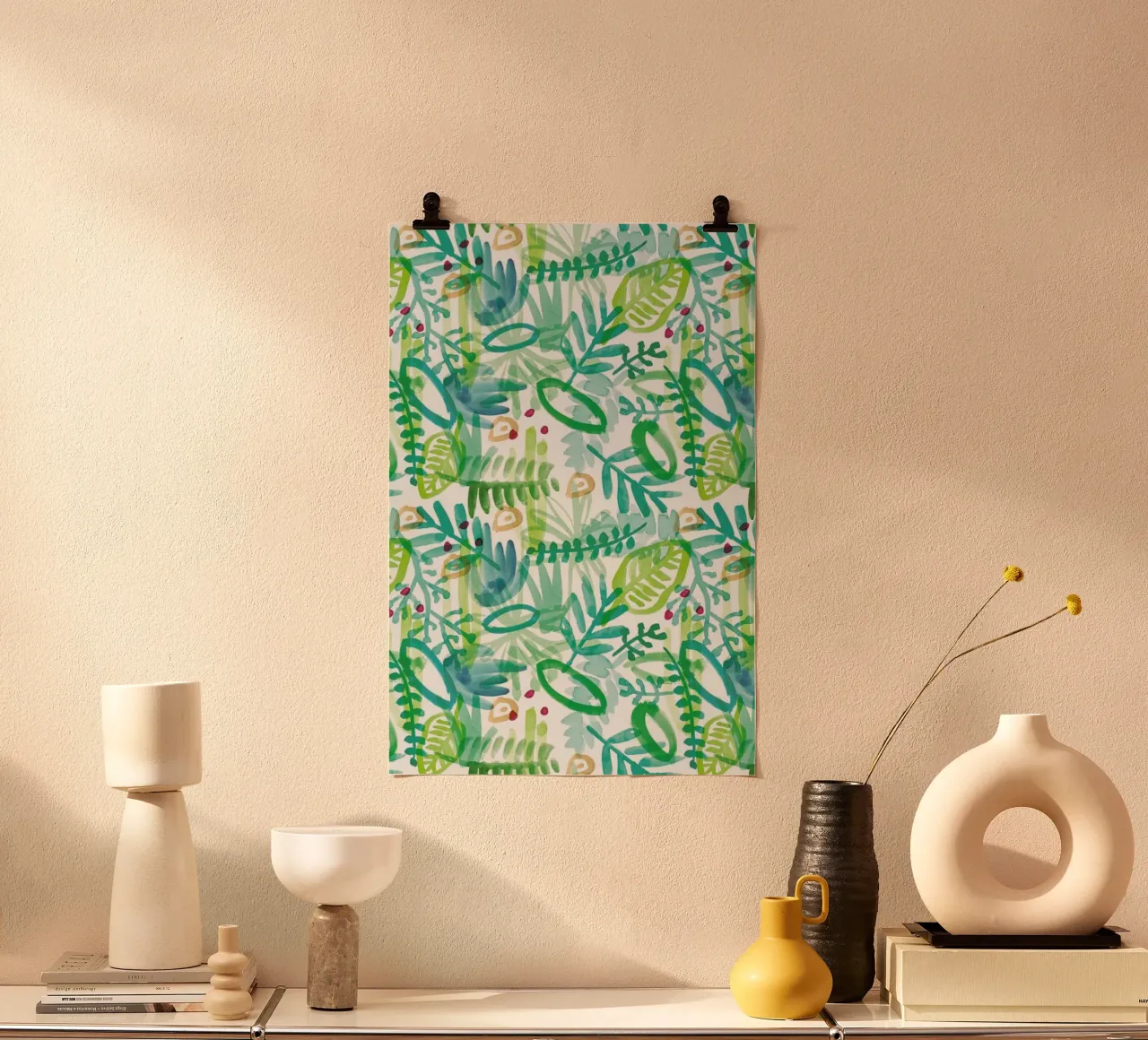 Jungle Pattern poster by Farina Kuklinski