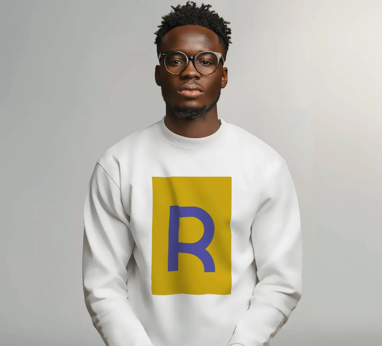 Yellow Letter R felpa da Studio One