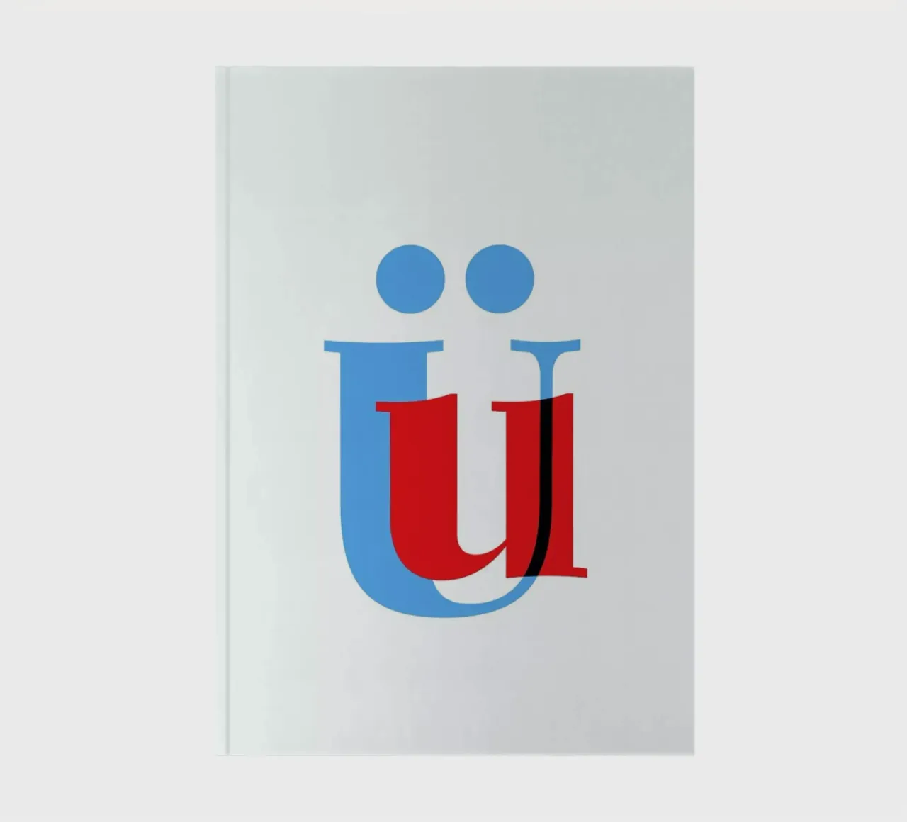 Cyan/Red Ü notebook by Studio One