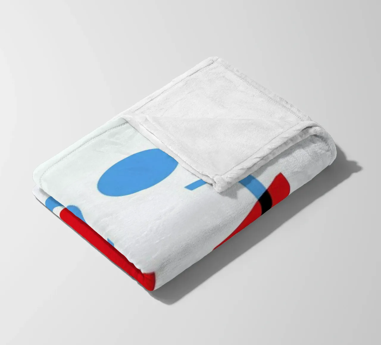 Cyan/Red Ü coperta in pile da Studio One