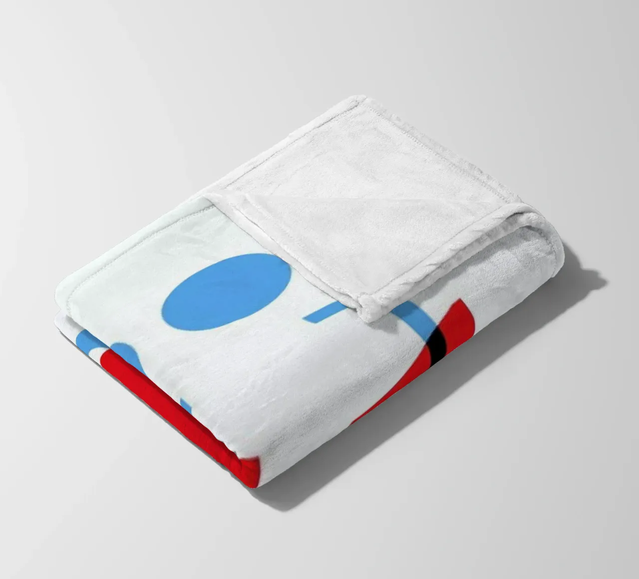 Cyan/Red Ü coperta in pile da Studio One