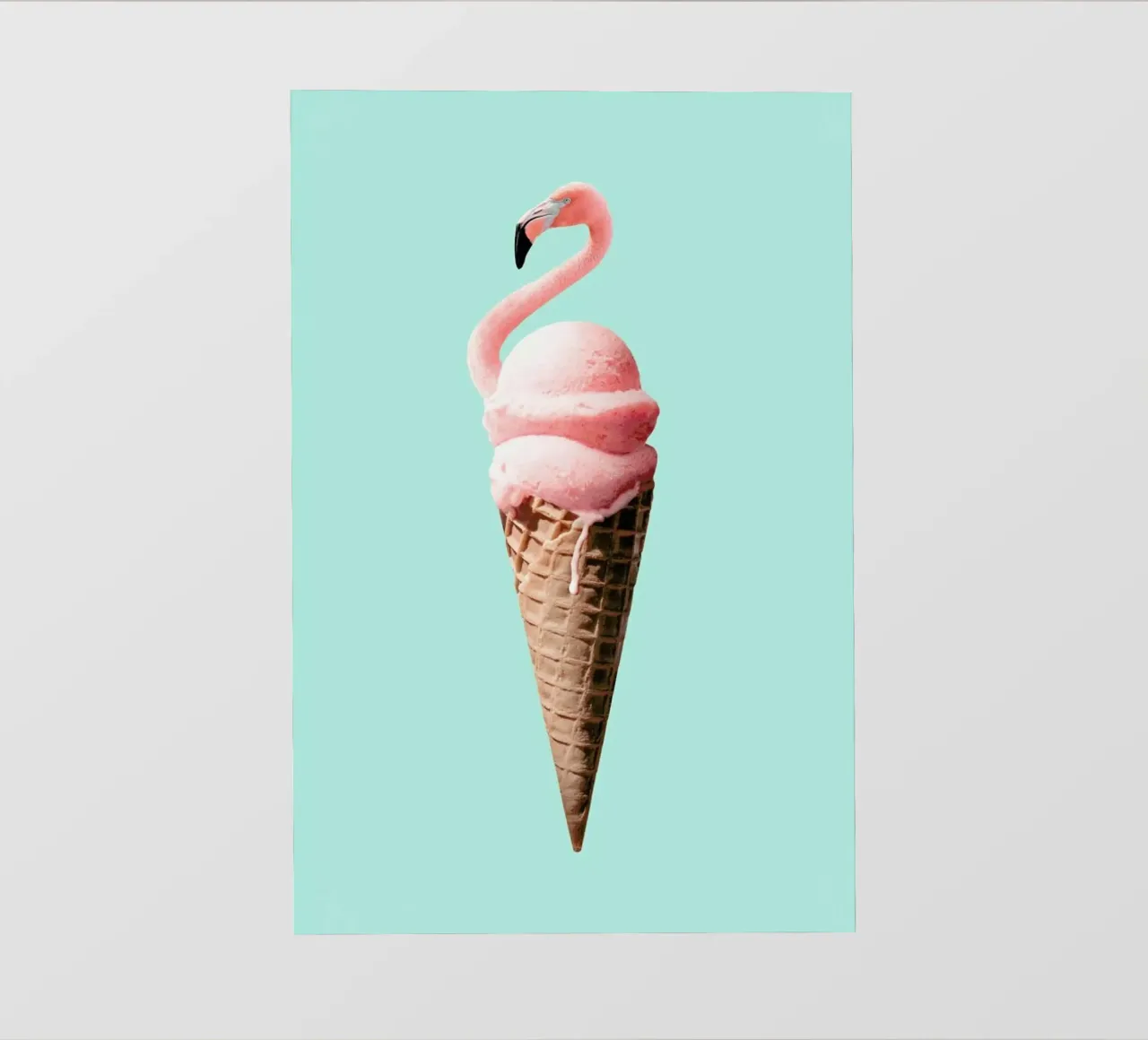 Flamingo Cone pellicola backlit da Jonas Loose