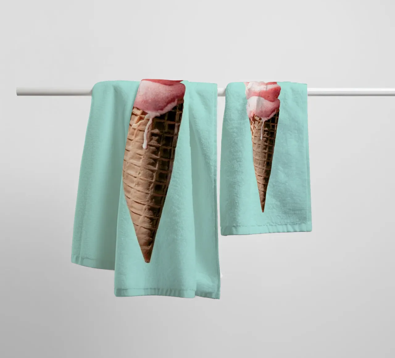 Flamingo Cone asciugamano da bagno da Jonas Loose